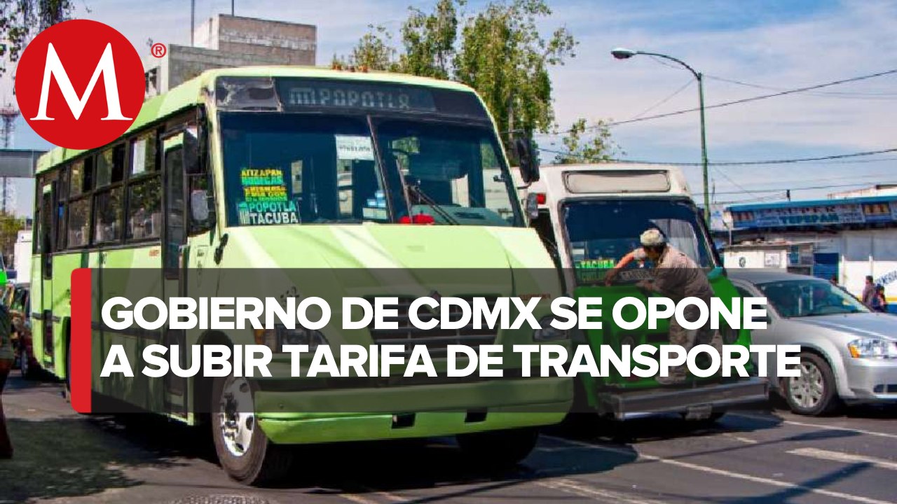 Gobierno de CdMx pide a transportistas no bloquear avenidas mañana; "estamos abiertos al diálogo"