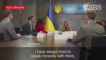 Ukraine’s first lady says she talks to her children about the war 'honestly' - SBS News