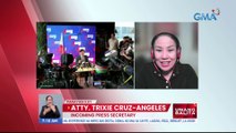 Panayam kay Atty. Trixie Cruz-Angeles, incoming press secretary | UB