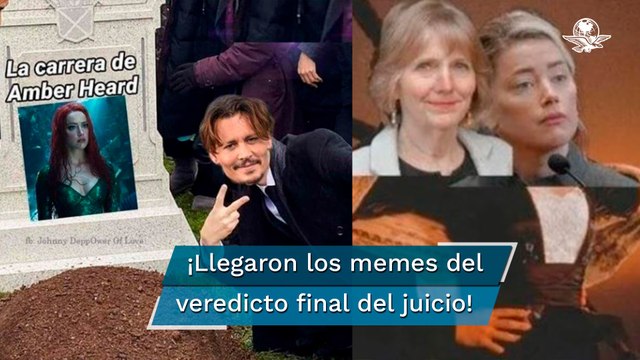 Juicio Johnny Depp vs Amber Heard: los mejores memes del veredicto