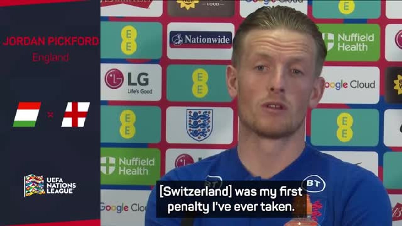 Pickford happy to step up for England penalties