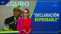 Adolfo Marín reprueba propuesta de obispo sobre negociar con delincuentes