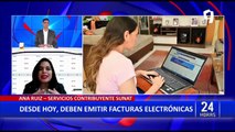 Ana Ruiz funcionaria SUNAT: “Casi 100% de negocios deben emitir comprobantes electrónicos”