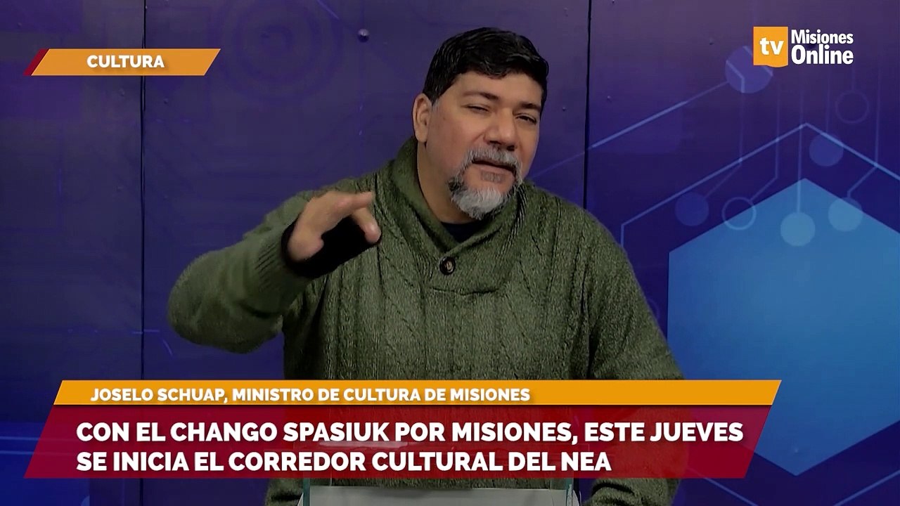 Con el Chango Spasiuk por misiones, este jueves se inicia el corredor cultural del NEA