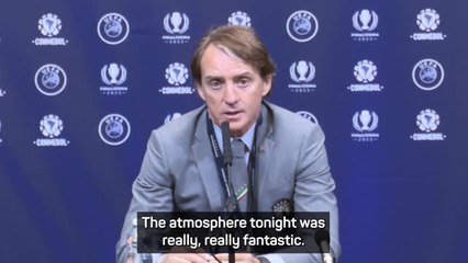 Mancini's Italy fail to match 'fantastic' Wembley atmosphere