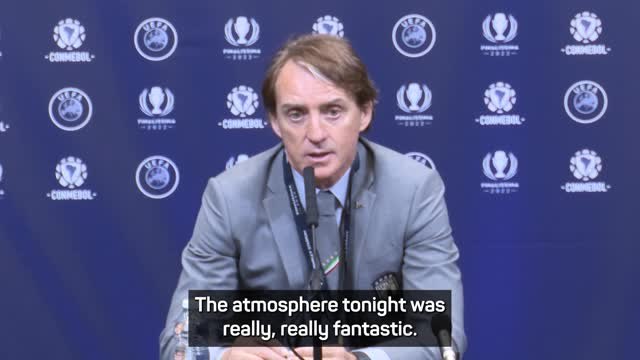 Mancini's Italy fail to match 'fantastic' Wembley atmosphere