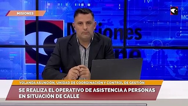 Se realiza el operativo de asistencia a personas en situación de calle ct