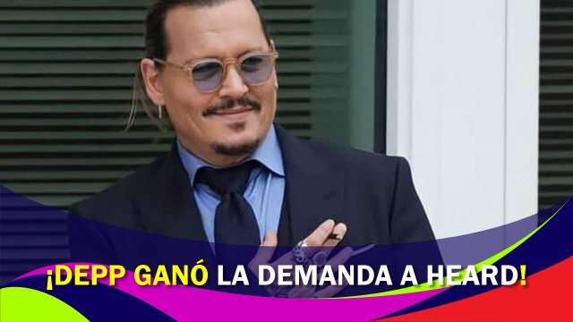 Johnny Depp gana el juicio contra su exesposa Amber Heard