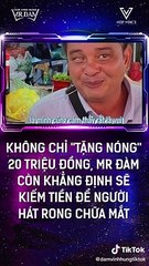 Đàm Vĩnh Hưng giúp anh chàng hát rong tiền chữa mắt