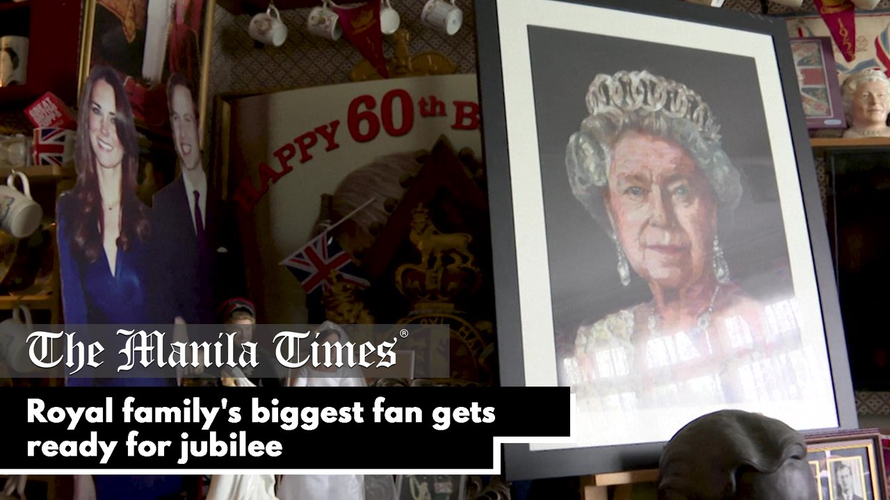 Royal family's biggest fan gets ready for jubilee