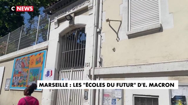 Marseille : les «écoles du futur» d'Emmanuel Macron