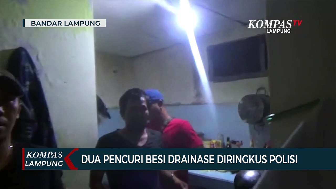 Dua Pencuri Besi Drainase Dibekuk Polisi