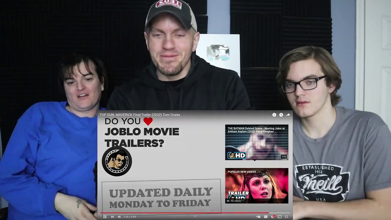TOP GUN- MAVERICK Final Trailer REACTION! (2022)