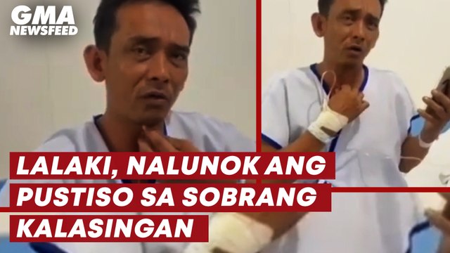 Lalaki, nalunok ang pustiso sa sobrang kalasingan | GMA News Feed