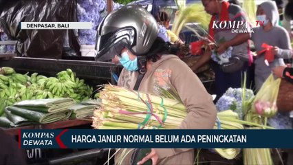 Seminggu Jelang Galungan Pedagang Janur Sepi Pembeli
