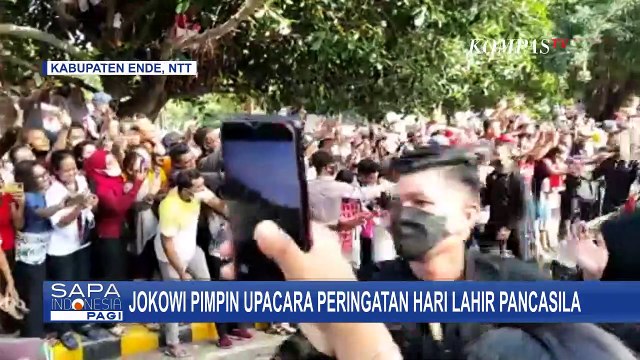 Setelah Pimpin Upacara Hari Lahir Pancasila di Ende, Presiden Joko Widodo Tinjau Pasar Mbongawani