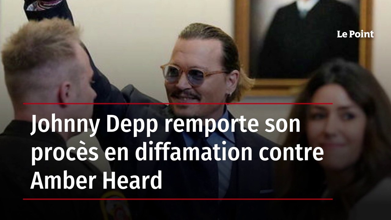 Johnny Depp remporte son procès en diffamation contre Amber Heard