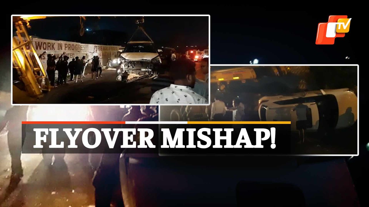 Bhubaneswar: Series Of Car Accidents On Rasulgarh Overbridge