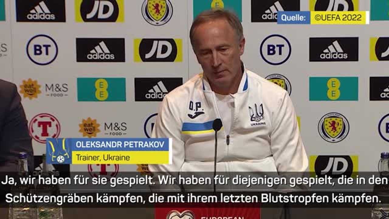 Ukraine-Trainer: „Sieg ist für unsere Soldaten“