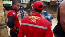 دست‌کم ۱۰۶ نفر در پی بارش سنگین باران و رانش زمین در برزیل جان باختند