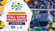 UST vs DLSU Round 2 highlights | UAAP Season 84 Women's Volleyball