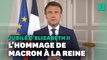 Emmanuel Macron rend hommage à la Reine Elizabeth pour son jubilé