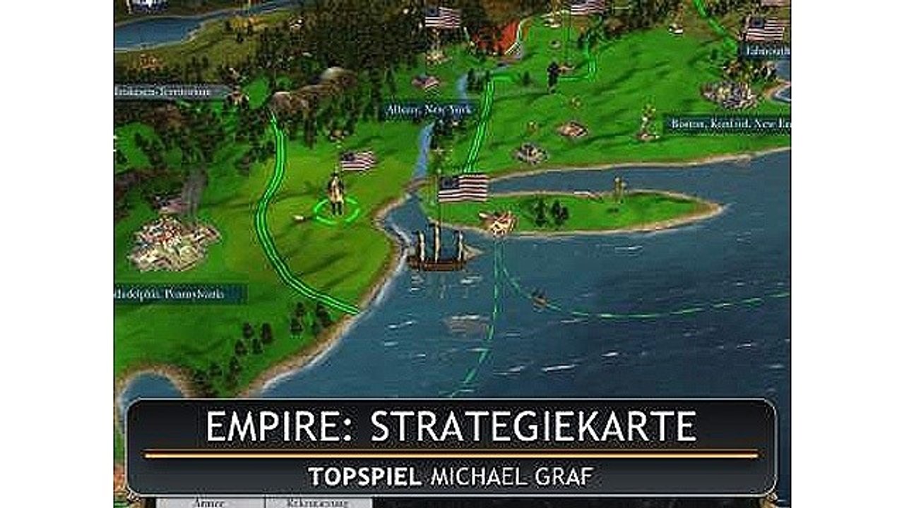 Empire: Total War  - Test-Video: Die Strategiekarte