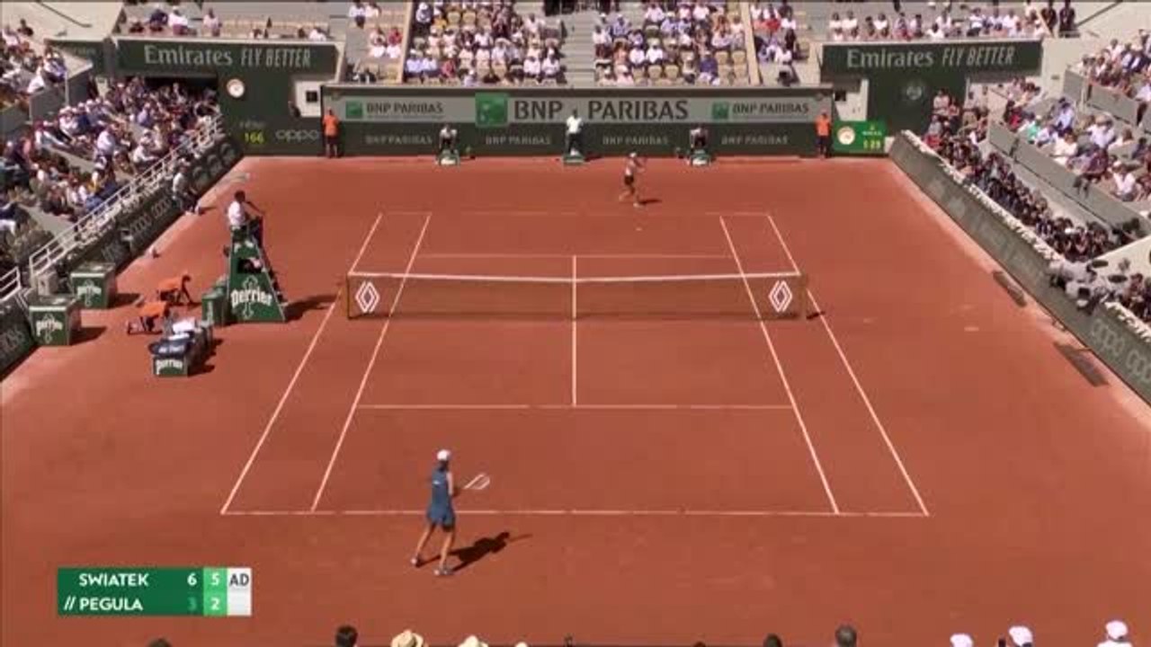 Highlights: Swiatek erreicht Halbfinale von Paris