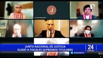 Junta Nacional de Justicia nombró a nuevos fiscales supremos: ¿Quiénes son?