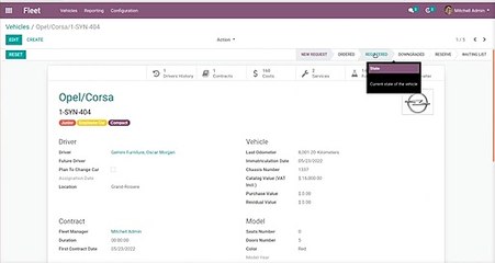 How to configure Fleet Management Timer Widget | Odoo Gold Partner | Browseinfo