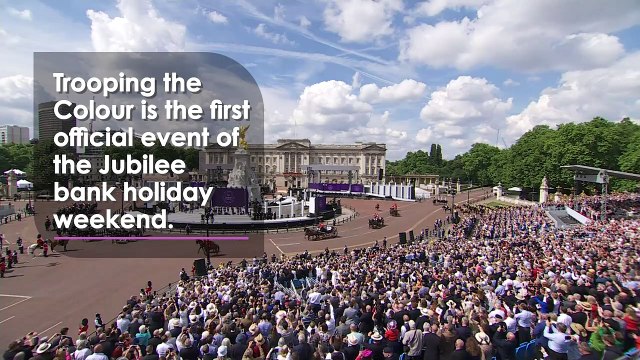 Royal Children Arrive for Queen's Platinum Jubilee Birthday Parade