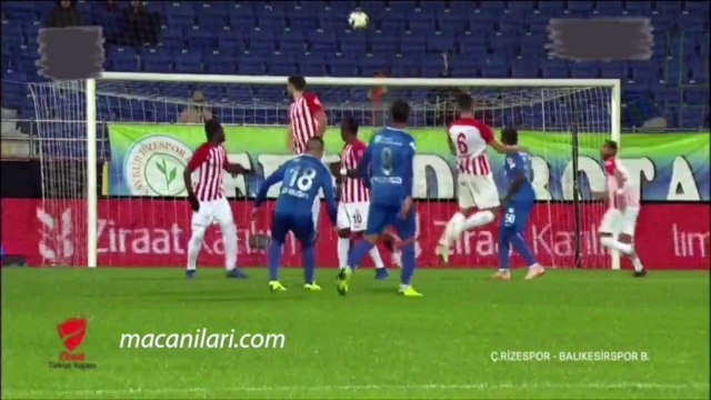Çaykur Rizespor 0-2 Balıkesirspor Baltok [HD] 04.12.2018 - 2018-2019 Turkish Cup 5th Round 1st Leg