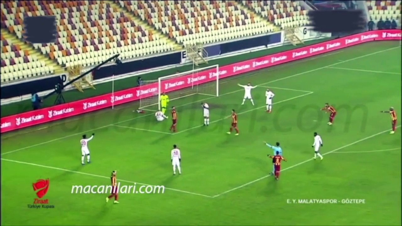 Evkur Yeni Malatyaspor 1-0 Göztepe [HD] 06.02.2019 - 2018-2019 Turkish Cup Quarter Final 1st Leg