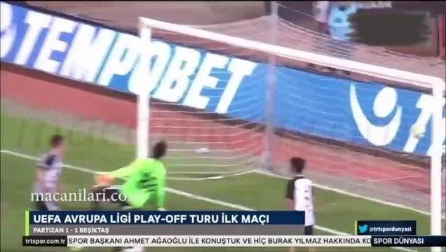 Partizan Belgrade 1-1 Beşiktaş [HD] 23.08.2018 - 2018-2019 UEFA European League Play-Off Round 1st Leg