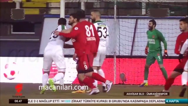 Akhisar Belediyespor 0-1 Ümraniyespor [HD] 28.12.2016 - 2016-2017 Turkish Cup Group G Matchday 4