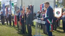 2 giugno Bologna, il discorso del sindaco Lepore in 'trasferta' a Casteldebole