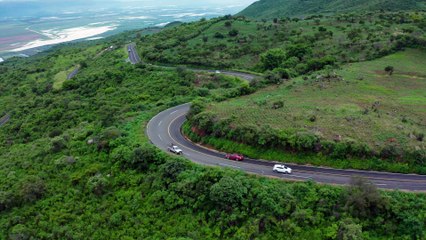 winding road over the hills