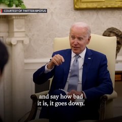 US President Biden's talk with BTS at the White House