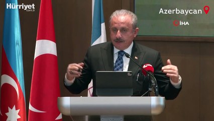 TBMM Başkanı Şentop, Bakü’de “Karabağ” temalı kongrede akademi dünyasına seslendi