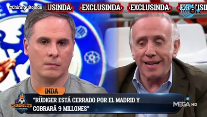 Eduardo Inda adelantó el 7 de diciembre el fichaje de Rüdiger por el Real Madrid