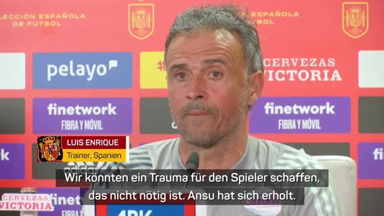 Enrique zu Fati: 'Könnte ein Trauma schaffen'
