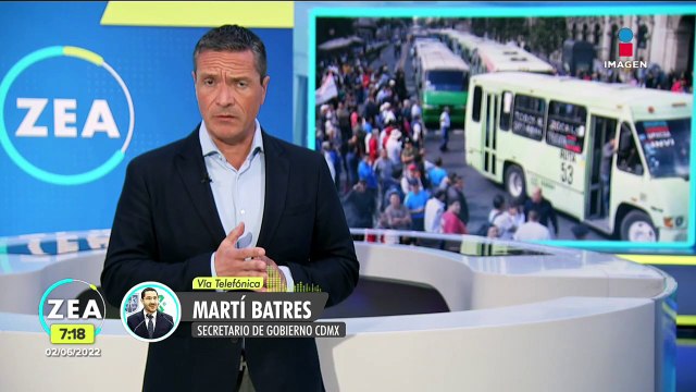 Inadmisible el aumento de tarifas al transporte público en CDMX: Martí Batres