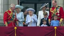 Royal Family watch Jubilee flypast from Buckingham Palace