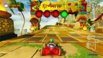 Papu's Pyramid Sapphire Relic Race Gameplay - Crash Team Racing Nitro-Fueled (Nintendo Switch)