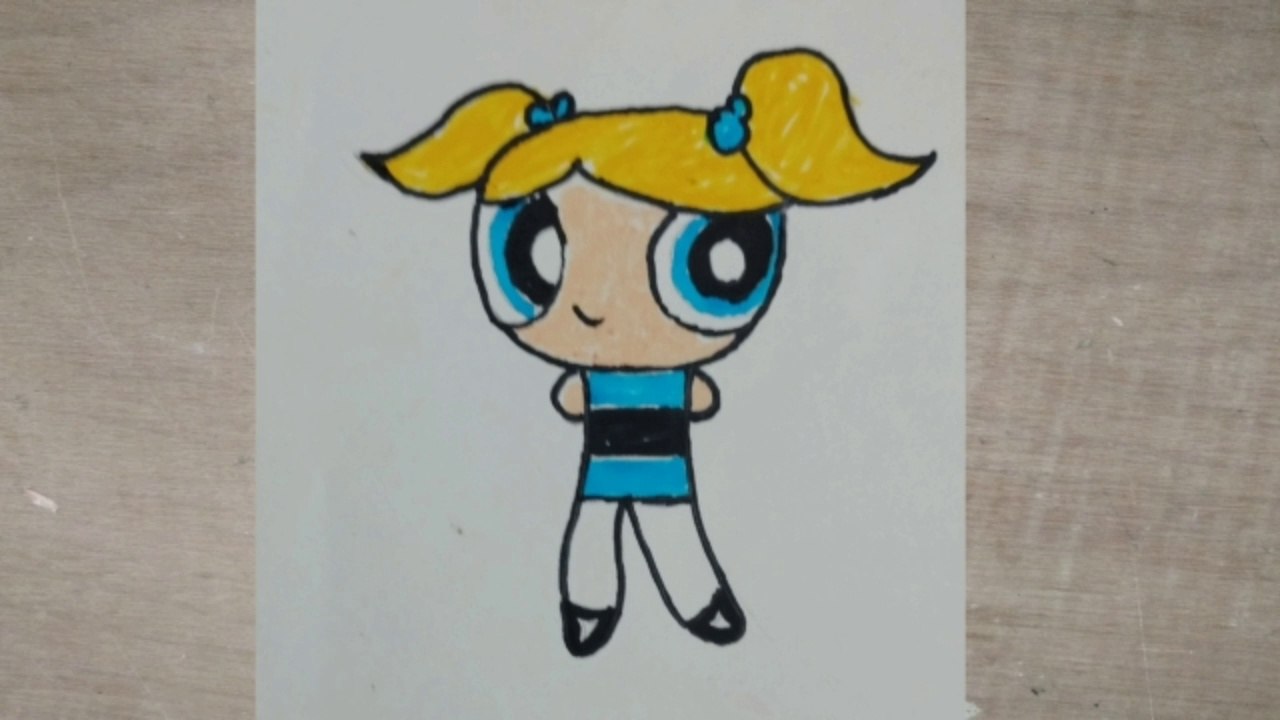 How To Draw Bubbles From Powerpuff Girls Video Dailymotion 