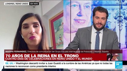 Marina Fernández: "Es la primera vez que la reina celebra su jubileo sin su esposo a su lado"