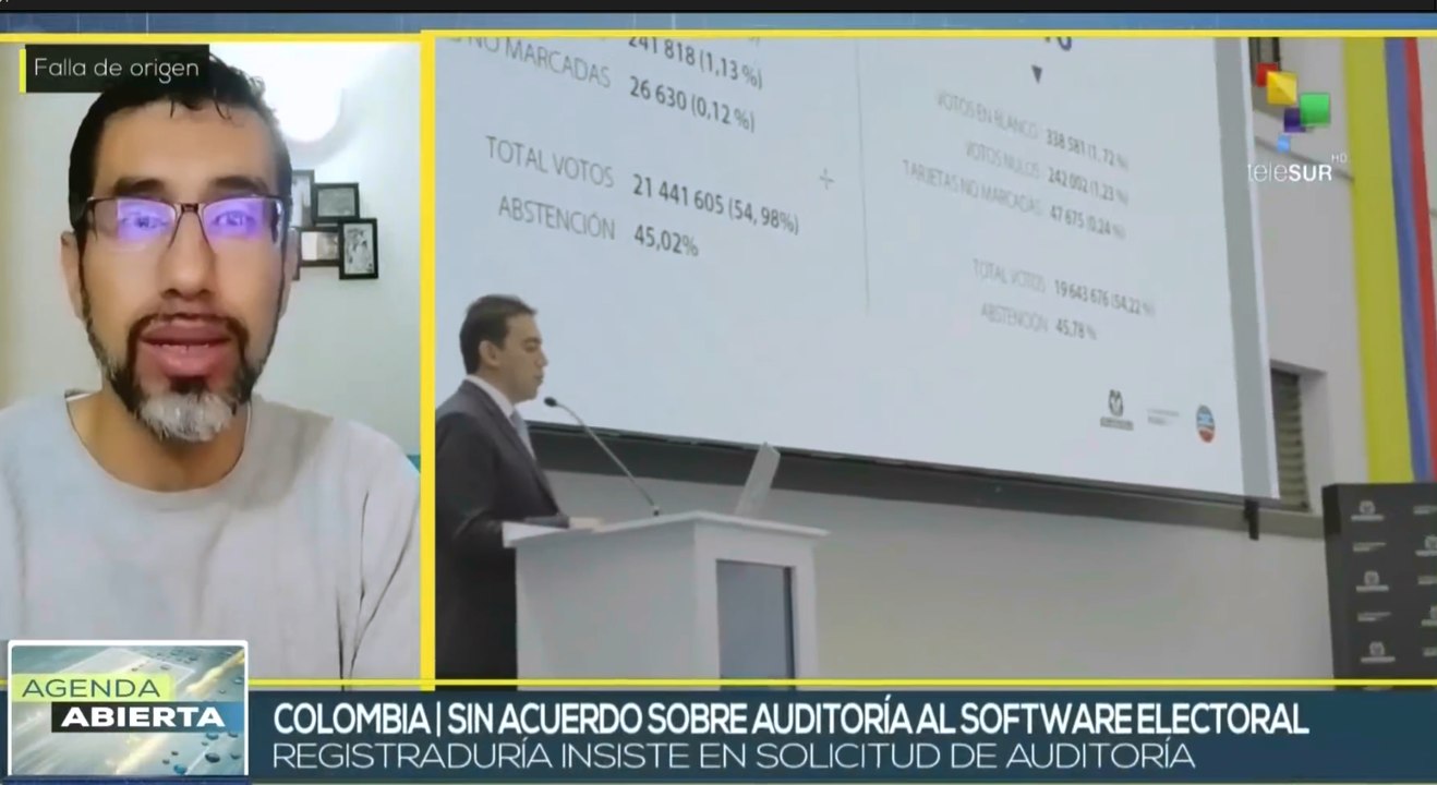 Registraduría de Colombia insiste en solicitud...