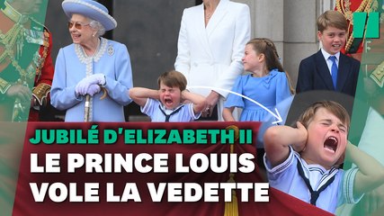 Au jubilé de la reine Elizabeth, le prince Louis a visiblement peu aimé le spectacle
