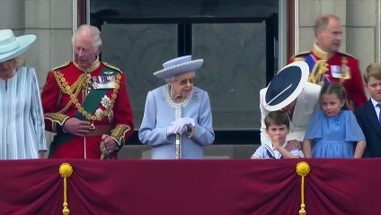 Slimmed down Royal family puts Cambridge children in limelight – and Louis, 4, does not look amused