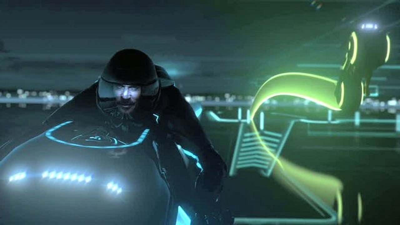 Tron legacy - lightcycle-duell im filmtrailer